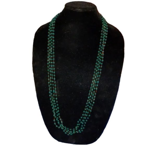 Handmade Long beaded necklace - Picture 2 of 5